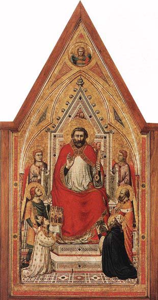 The Stefaneschi Triptych: St Peter Enthroned